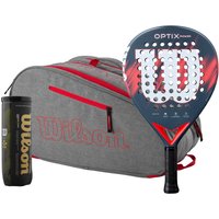 Wilson Optix V2 Power Plus rackettas met balverpakking erbij