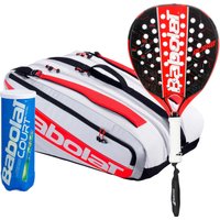 Babolat rackettas met 3 ballen in verpakking