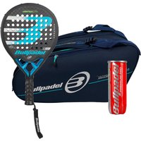 Bullpadel Vertex 2 CTR Plus rackettas met bijgeleverde balverpakking