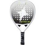 Starvie Polaris padel racket in zwart met geel accent design