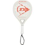 Dunlop Nanomax Lite padelracket in zwart met geel accent.