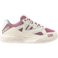 K-Swiss Tura Team padelschoen voor dames in wit en roze