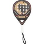 Vibora Yarara padel racket in zwart en rood design