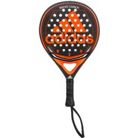 Adidas Bisoke Carbon padel racket in zwart met carbon details