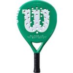 Wilson Blade Jr V4 padel racket in zwart en geel design