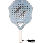 Stiga 18K LW 2 Cybershape padel racket met zwarte en gele accenten