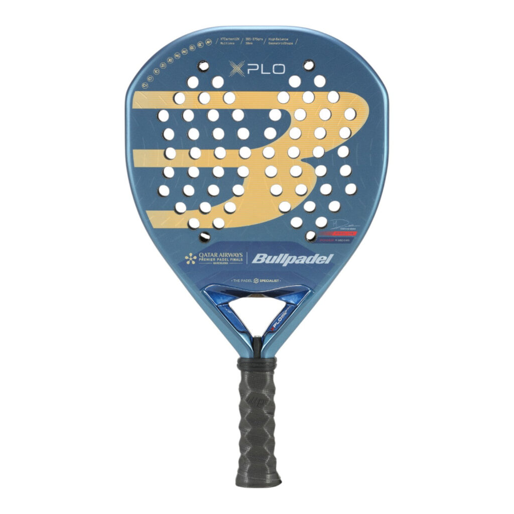 Bullpadel XPLO Tour Final 2024 padel racket in zwart en goud design