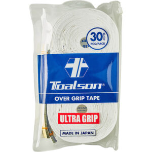 Toalson Ultra Grip tennisgrepen pak van 30 stuks wit