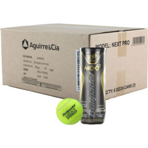 Bullpadel Next Pro 24x3 St. padelballen, 6 dozen gestapeld