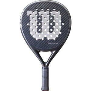 Wilson Carbon Force LT tennisracket met koolstofvezel, grijs zwart design