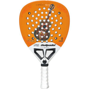 Bullpadel Hack 04 Premier paletje voor padel, zwart en rood design