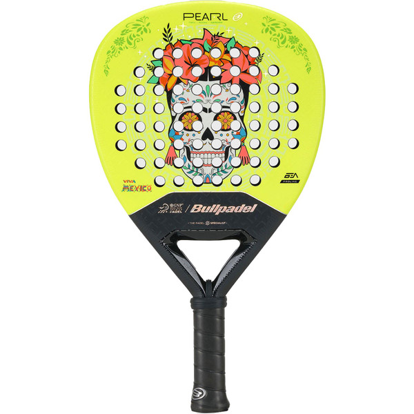 Bullpadel Pearl Premier padelracket met pareleffect in goud
