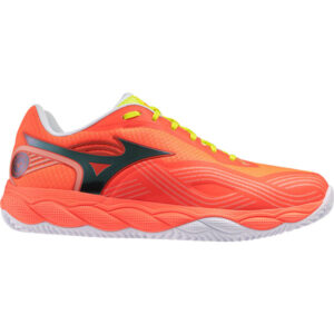 Mizuno Wave Enforce Court 2 padelschoenen in zwart en wit design