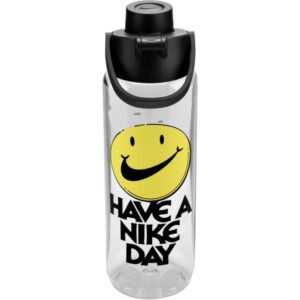 Nike waterfles 475ml grijs met grafisch design voor training