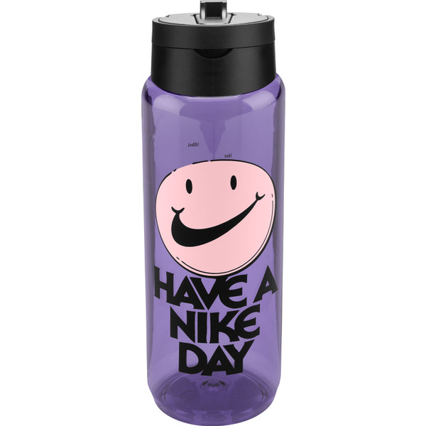 Nike TR Renew Recharge Graphic rietfles, 475 ML, beige en grijs design