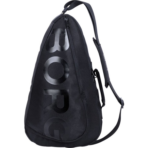 Björn Borg Ace Padelbag in klein formaat, zwart met logo