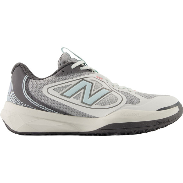 New Balance FuelCell 796v5 padelschoen voor dames, wit met grijze accenten