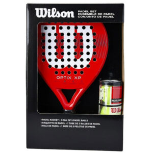 Wilson Optix XP Kit Box Padel racket en accessoires