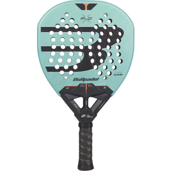 Bullpadel Xplo 27 padelracket met zwart en geel design