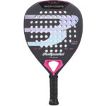 Bullpadel Wonder 27 padelracket met blauwe en zwarte afwerking