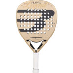 Bullpadel Flow 27 padelracket met blauwe en witte afwerking