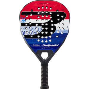 Bullpadel Neuron 02 Comfort NL 27 padelracket in zwart en geel design