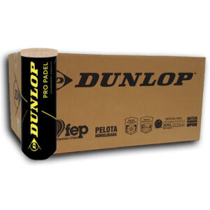 Dunlop Pro padelballenset in kartonnen doos met 24 stuks
