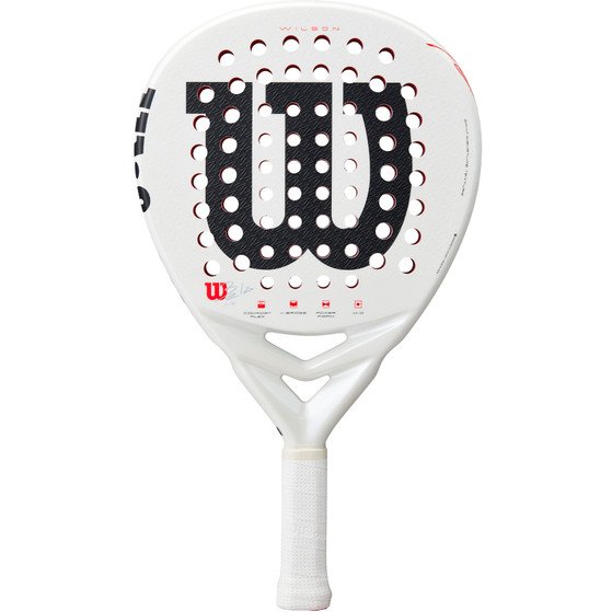 Wilson Bela LS V3 padelracket in grijs en oranje design