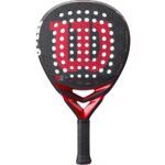 Wilson Bela Pro V3 padelracket met rood-zwart design