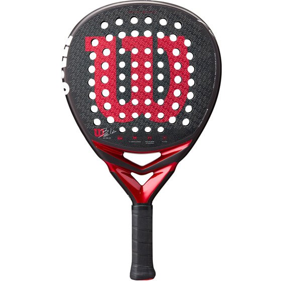 Wilson Bela Pro V3 padelracket met rood-zwart design