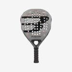 Padelracket Neuron 02 Comfort 27 in zwart met blauwe accenten