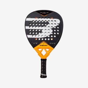 Zwarte padelracket Vertex 05 Comfort 27 met ergonomisch ontwerp