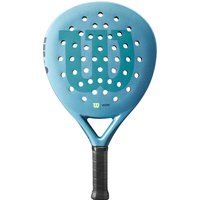 Zwart-witte Wilson Accent LT padel racket met comfortabele grip
