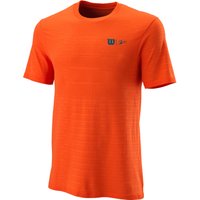Wilson Bela Seamless III T-shirt voor heren in oranje
