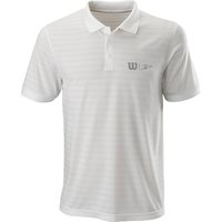 Wilson Bela Stripe II Polo heren in wit met strepen
