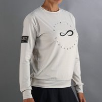 Gouden dames sweatshirt met technische afwerking