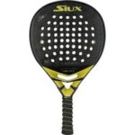Siux Elektra ST3 Stupa Pro padel racket in zwart met rood accent
