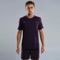 NOX Pro T-shirt voor heren in zwart en berry kleuren