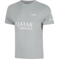 NOX SPONSORS AT10 heren t-shirt grijs met wit accenten