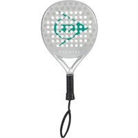 Dunlop Megamax Silver padel racket met zwart-zilveren design