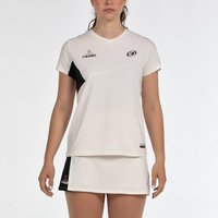 Beige Bullpadel Pampan T-shirt voor dames met korte mouwen