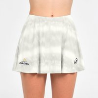 Bullpadel Piatra rok dames in beige kleur voor padeltennis