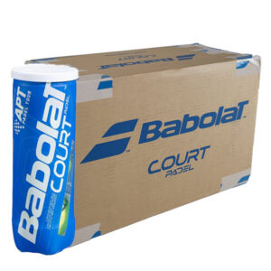 Babolat Court Padel tennisballen, doos met zes dozijn ballen.