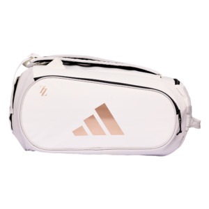 Adidas Tour Zidane paletero wit met zwart accent en logo's