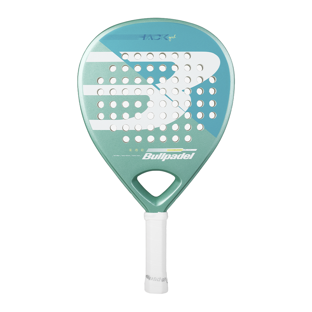 Bullpadel Hack Junior Girl 2026 padelracket in roze en zwart
