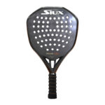 SIUX FENIX PRO 5 zwarte padel racket van Leo Augsburger 2025