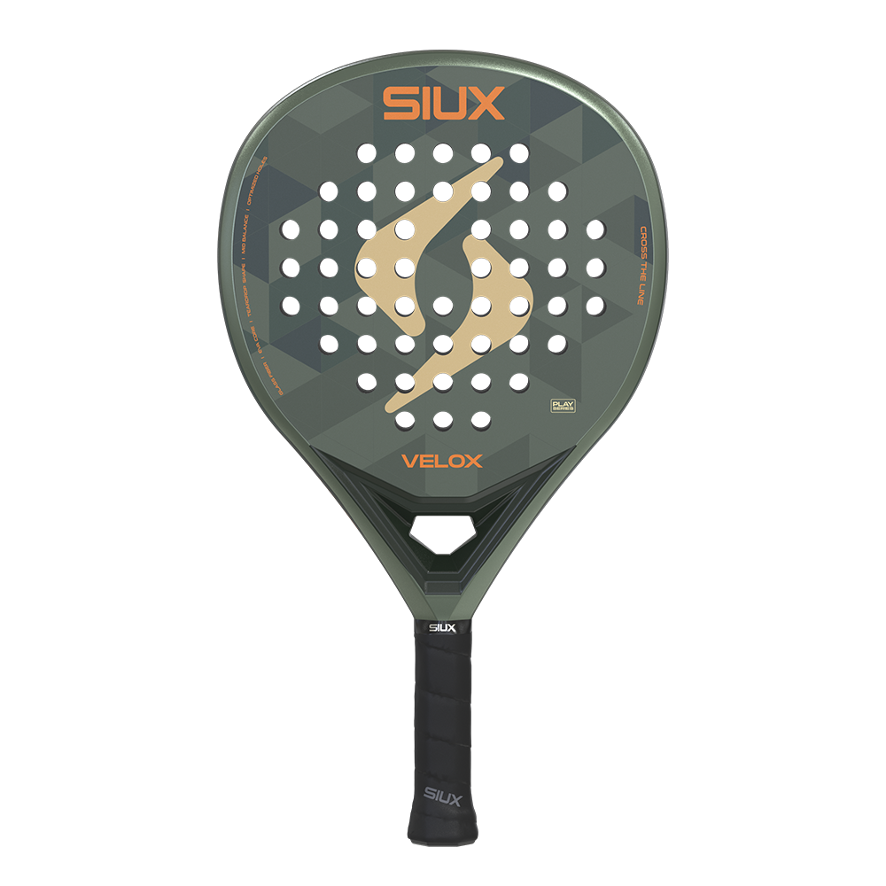 SIUX VELOX Green 2026 padel racket groen zwart ontwerp