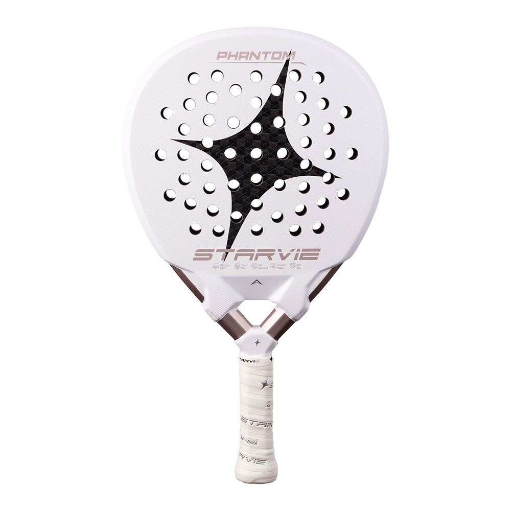 STARVIE PHANTOM 2027 padelracket met zwart design en logo