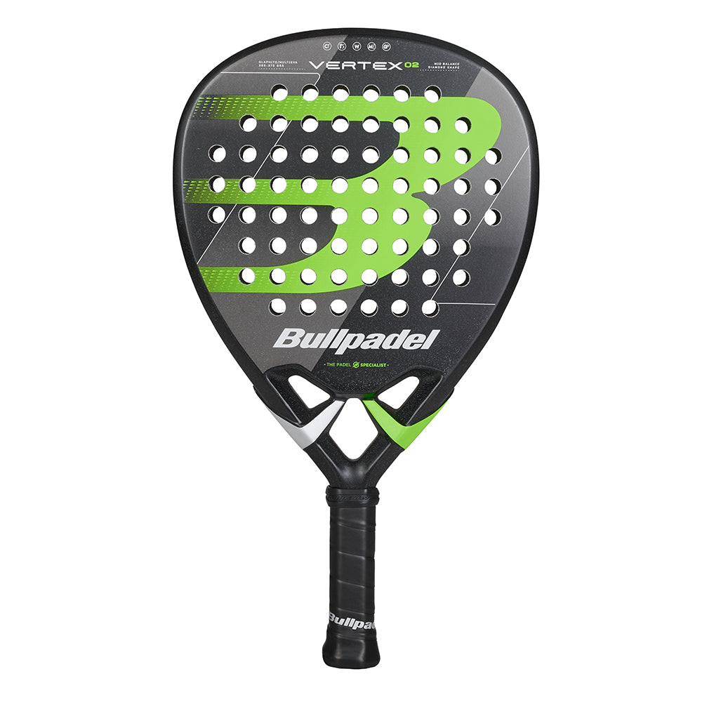 BULLPADEL VERTEX 02 X Series padelracket in groen