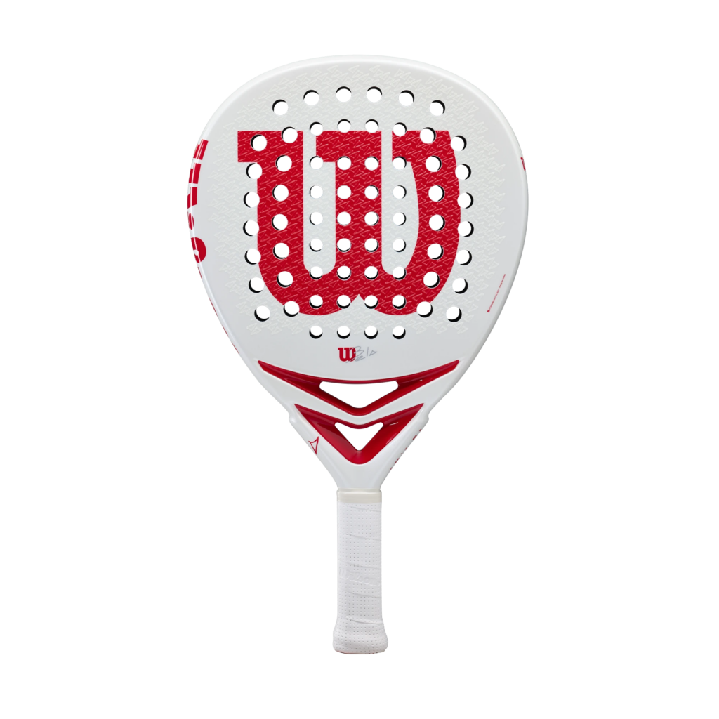 WILSON BELA MAX Padel racket 2027 model in zwart en geel